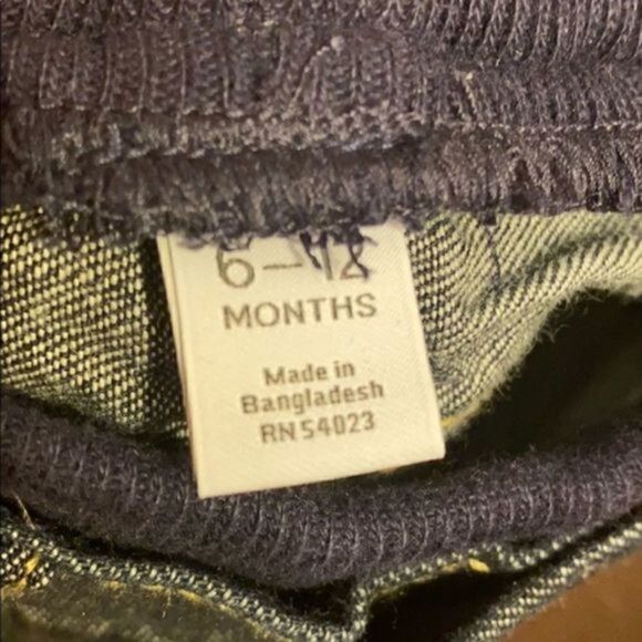 Gap 1969 unisex pull on jeans size 6-12 - Picture 2 of 3